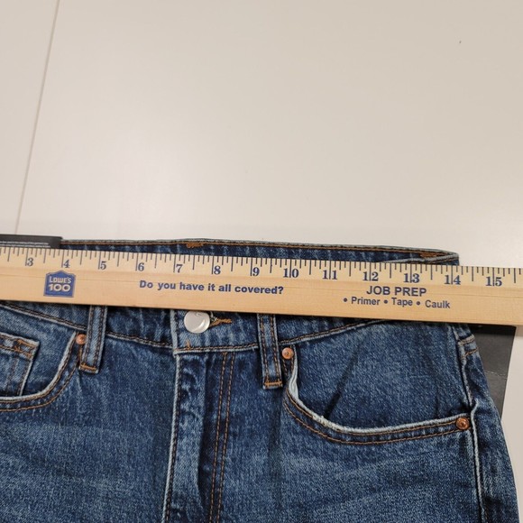 JOE'S JEANS Size 27 High Rise Straight Ankle Raw Hem Jeans Stretch Cotton NWT - Picture 3 of 9